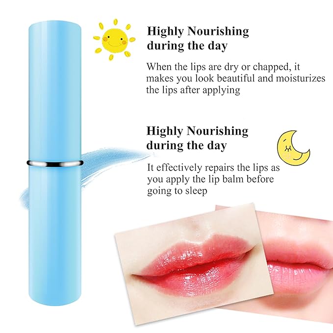 Hyaluronic Acid Lip Balm, Long-lasting Moisturizing Lips, Lip Care Daily Use Lip Balm (New Packing) (Hyaluronic acid)