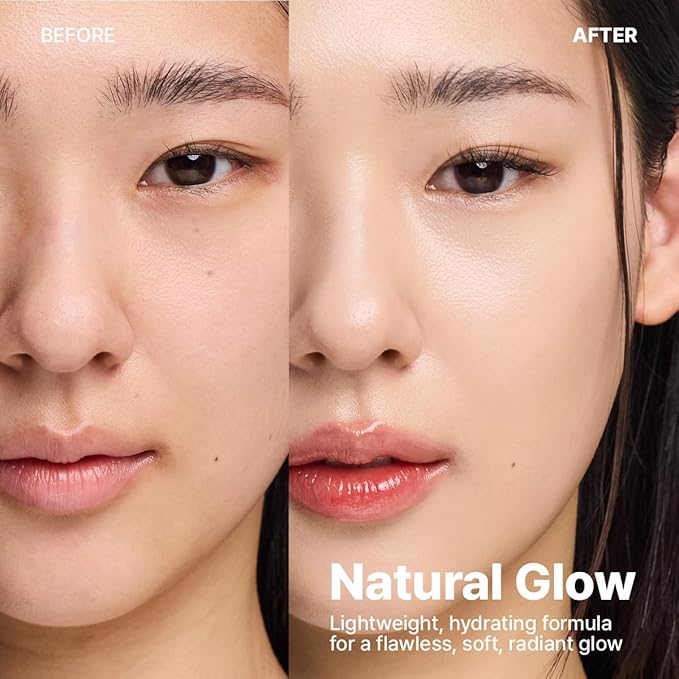 CLIO Kill Cover Mesh Glow Essential Cushion Foundation, Buildable Ultra-Fit Coverage with Glow Finish, Long-Lasting Hydration, Flawless Natural Cover for Radiant Skin, Korean Foundation (21C LINGERIE)