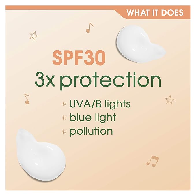 Simple Protect 'N' Glow SPF 30 For Glowing Skin Triple Protection Moisturiser Non-Chalky Vitamin C Face Cream 40 ml
