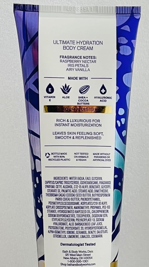 Bath and Body Works Butterfly Body Cream Ultimate Hydration Gift Set For Women 2 Pack 8 Oz. (Butterfly)