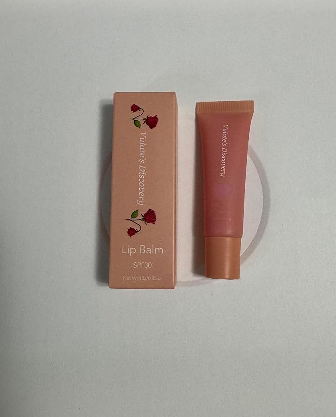 Vulate's Discovery Lip Balm SPF30, Sun Protection, Hydrating Formula, 10g/0.35oz (Strawberry #02)