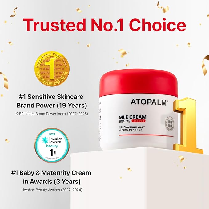 ATOPALM | MLE Eczema Cream | Premium Baby Lotion Newborn | Baby Face and Body Moisturizer for Skin Barrier | Moisturizing Facial Cream for Itchiness & Redness | Korean Skincare | 2.2 fl oz (65ml)
