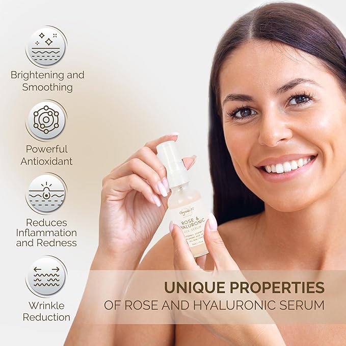Rose Collection Skincare Gift Bundle – Hydrating, Brightening & Exfoliating Skincare Set for Radiant, Smooth Skin
