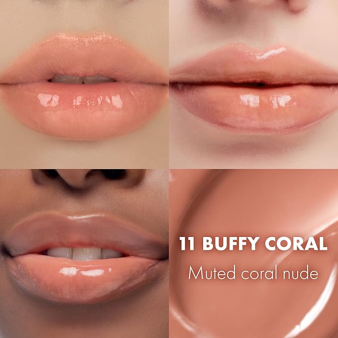 rom&nd GLASTING MELTING BALM #11 Buffy Coral | K-Beauty Hydrating Lip Tint for Glass Skin Lips | Non-Sticky, Plumping Water-Gloss Balm for Natural, Radiant Shine & All-Day Comfort