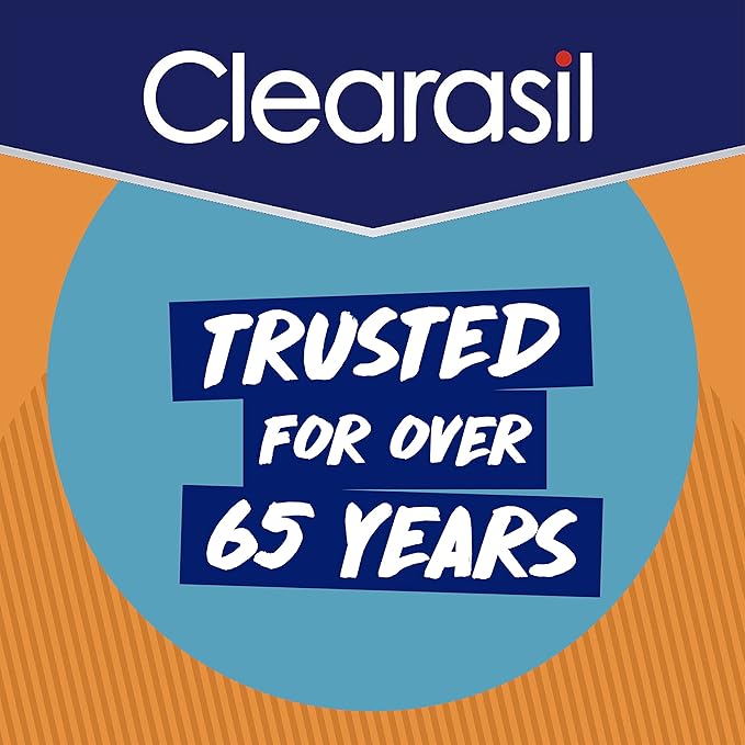 Clearasil Stubborn Acne Control 5in1 Daily Facial Cleansing Pads, with Salicylic Acid Acne Treatment Medicine, 90 Count (Pack of 2)