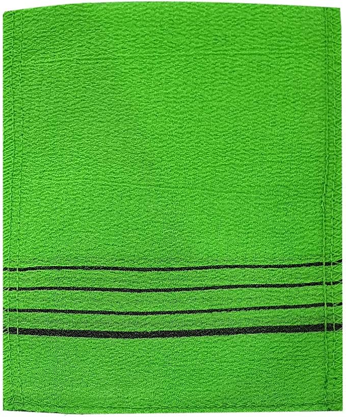 Korean Italy Towel Genuine Korean Exfoliating Scrub Bath Mitten 20Pcs Green