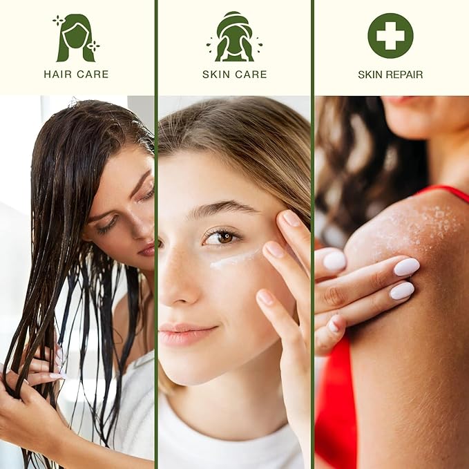 Green Leaf Aloe Vera Spray 8 oz and Aloe Vera Gel 8 oz Bundle for Hair, Skin & Face Moisturizer, Fast Absorption After Sun Care, Sunburn Relief & Solar Recovery