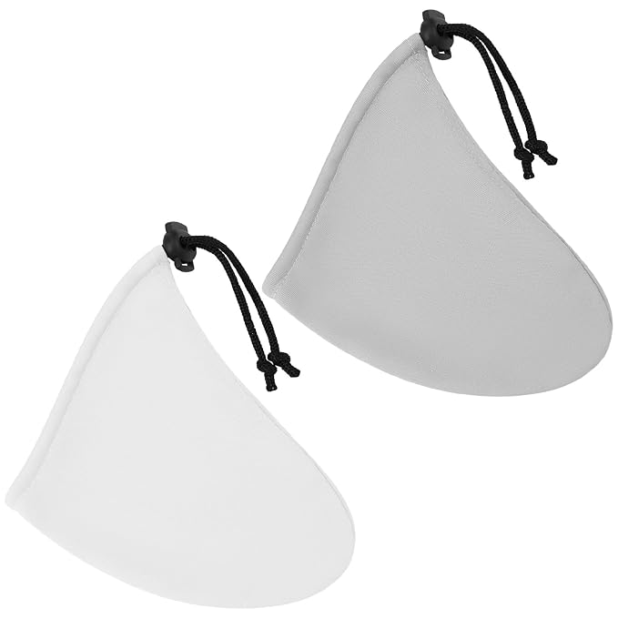 2 Pcs Men's Tanning Pouch Sun Protection, Tanning Cover for Men (Gray,White)