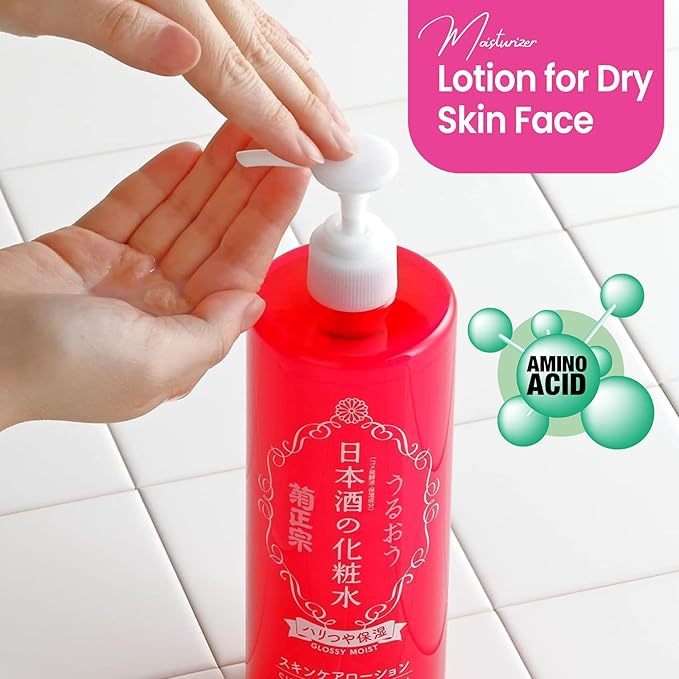 Kikumasamune 2-in-1 Hydrating Facial Toner + Natural Face Toner for Women, Full Body Lotion for Men with Fermented Rice & Sake, Ceramides & Amino Acids, Japanese Skincare Rice Toner 16.9 Fl Oz FIRM