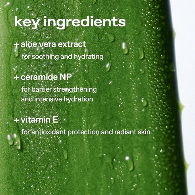 glow aloe barrier support moisturizer kit | soothing & hydrating | fortified with ceramide np & niacinamide | enriched with aloe vera leaf water | lightweight calm‑complex texture | 0.05 fl oz (7ea)