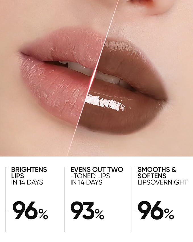 Peptide Brightening Lip Serum, Hydrating & Plumping Tinted Lip Gloss, Moisturizing Lip Balm with Polypeptides & Squalane for Glossy Sheer, Smooth Lips(09U Soft Mocha)