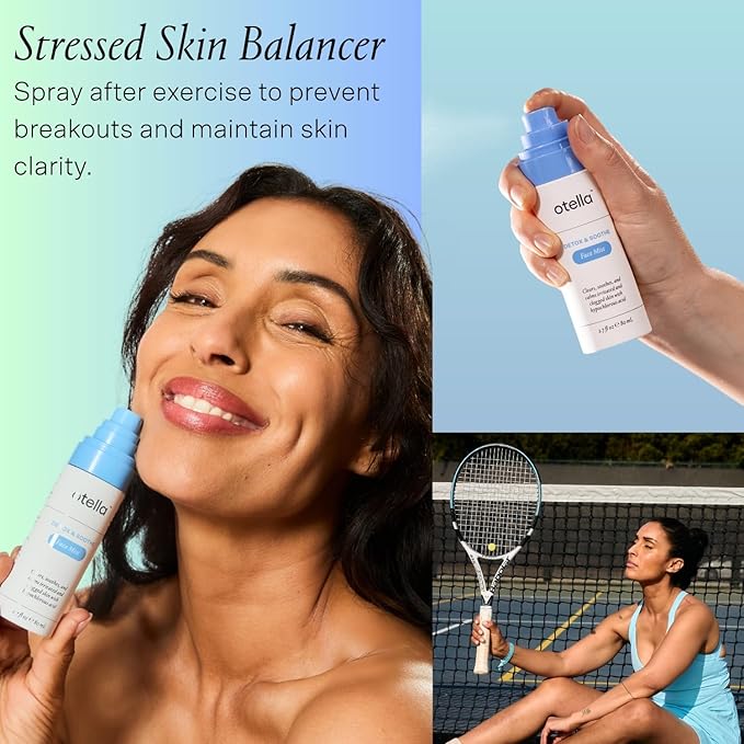 Detox & Soothe Face Mist with Hypochlorous Acid .02% | 2.7 oz | Helps Reduce Redness, Irritation, Breakouts | Rosacea, Eczema, Sensitive-Skin Safe | Barrier Protecting & Skin Cleansing Toner