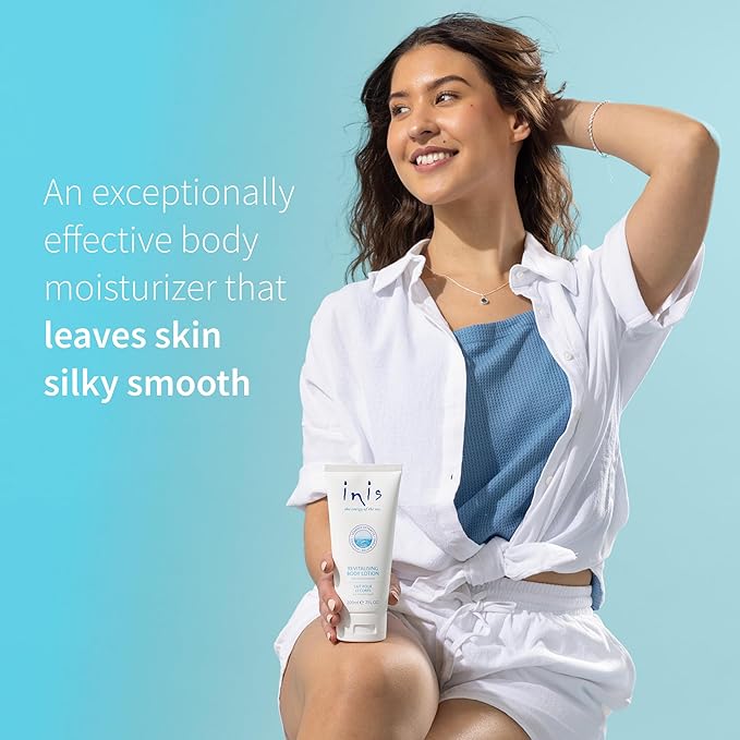 Inis the Energy of the Sea Revitalizing Body Lotion for Women and Men - Body Moisturizer with Vitamin E & Shea Butter - 7.0 Fluid Ounce