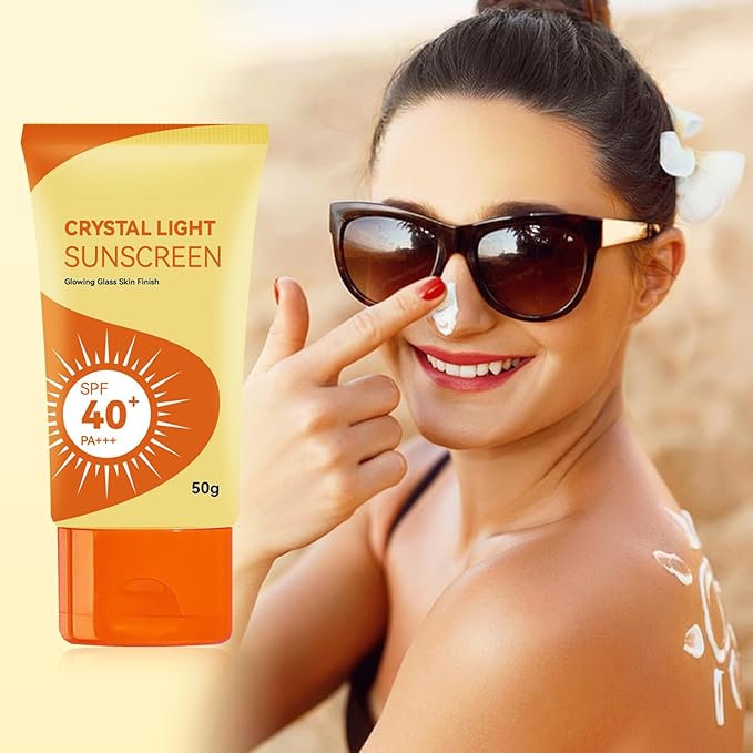 Sunscreen SPF 40+ PA+++ (2 Pack) – No White Cast, Lightweight Facial Sunscreen for All Skin Ton (2PCS)