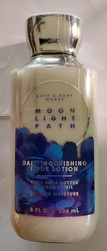 Bath and Body Works Signature Classics Pleasures Collection Body Lotion and Shower Gel Gift Set Men or Women (Moonlight Path)