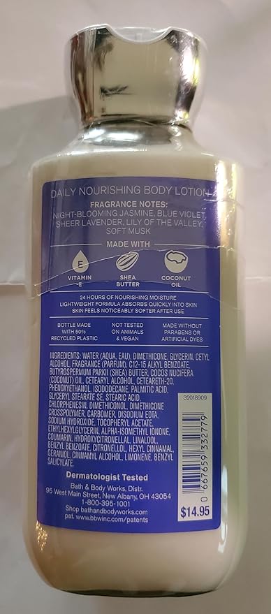Bath and Body Works Signature Classics Pleasures Collection Body Lotion and Shower Gel Gift Set Men or Women (Moonlight Path)