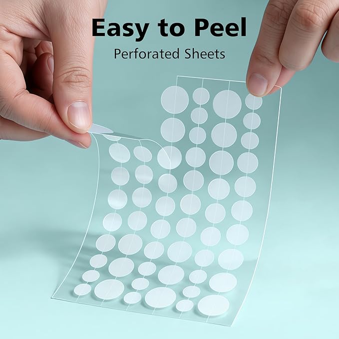 600 Counts Pimple Patches - Hydrocolloid Acne Patches for face, Pimple Stickers for Covering Zits and Blemishes, Gentle for All Skin Types(4 Size)
