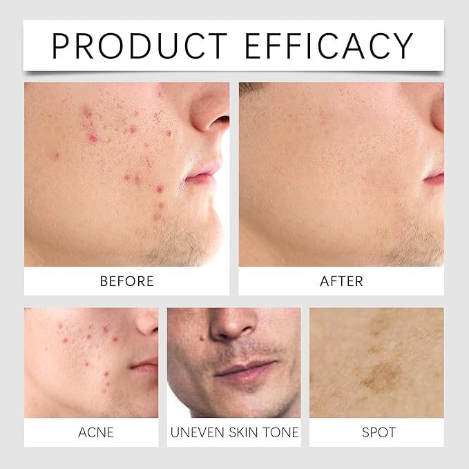 Men's Bare Face Cream, 2025 Light Makeup Concealer for Skin Imperfections, Hydrating and Moisturizing Lazy Beauty Face Cream 50g