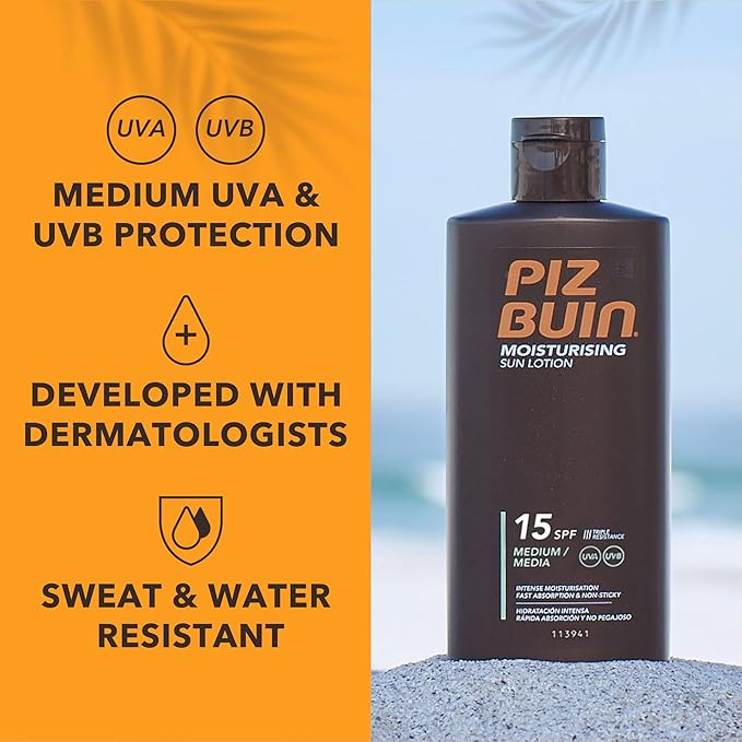 Piz Buin In Sun Moisturising Sun Lotion Spf15 200ml