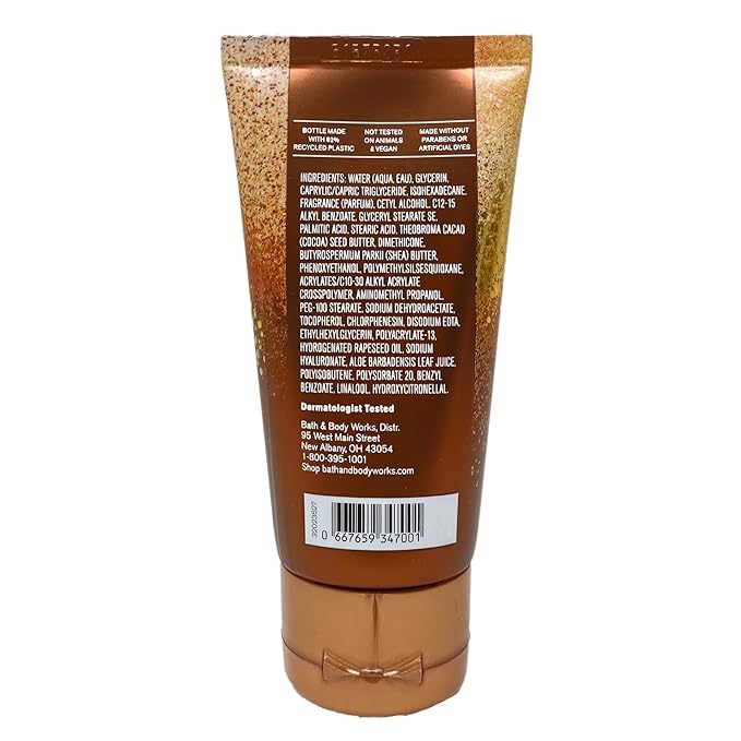 Bath & Body Works Warm Vanilla Sugar 2 Pack Mini Body Cream Bundle with a Natural Oats Sample Soap - Travel Size