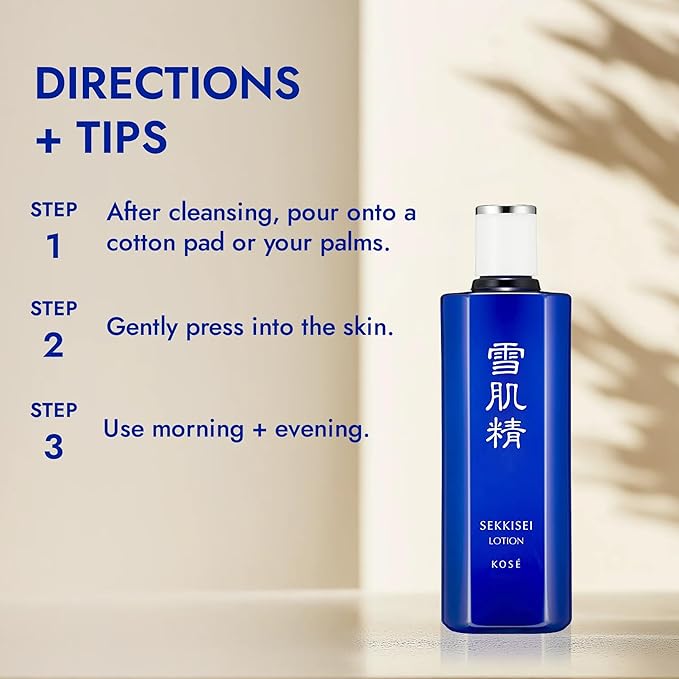 SEKKISEI Lotion, Liquid Toner & Hydrating Facial Moisturizer, 12.1 Ounce