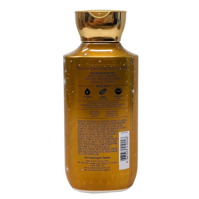 Bath & Body Works Touch of Gold Moisturizing Body Wash and Body Lotion Duo Set with a Natural Oats Bar Soap - Full Size