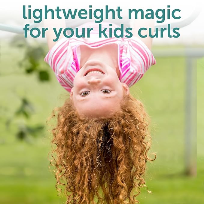 Fairy Tales Curly Q Kids Curly Hair Styling Products Set – Curl Cream, Curl Refresher & Curl Styling Spray Gel - Green Apple Scent, Phthalate, Paraben, Gluten Free, 3 Count