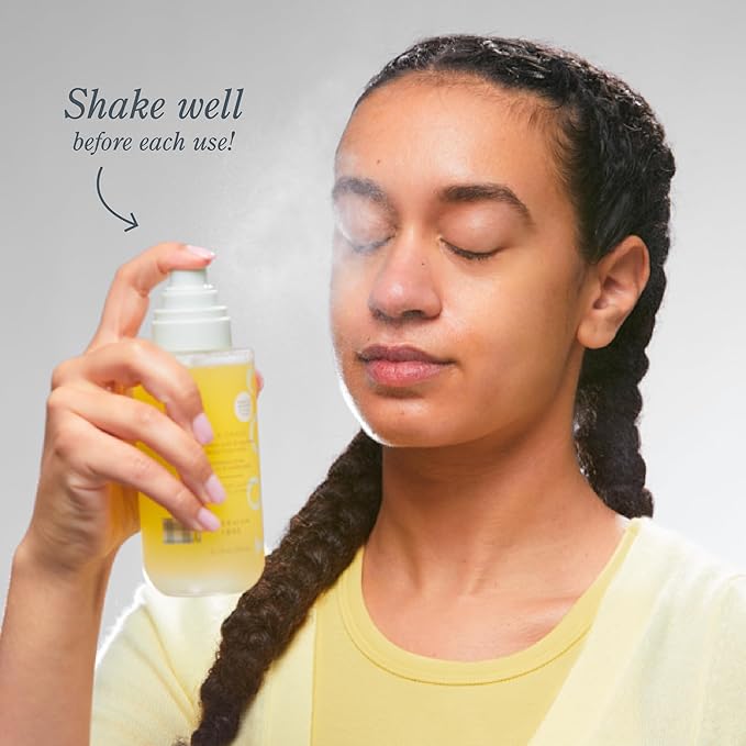 Beekman 1802 Milk Shake Hydrating Toner & Face Mist (2 fl oz) + Oh! Mega Milky Oil Facial Oil (0.5 fl oz) – Hydrating Skincare Safe for Sensitive Skin – Cruelty Free – Packaging May Vary