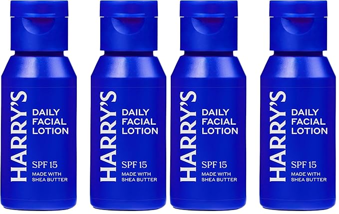 Harry's Face Lotion with SPF Face Moisturizer,1.7 Fl Oz,(Pack of 4)