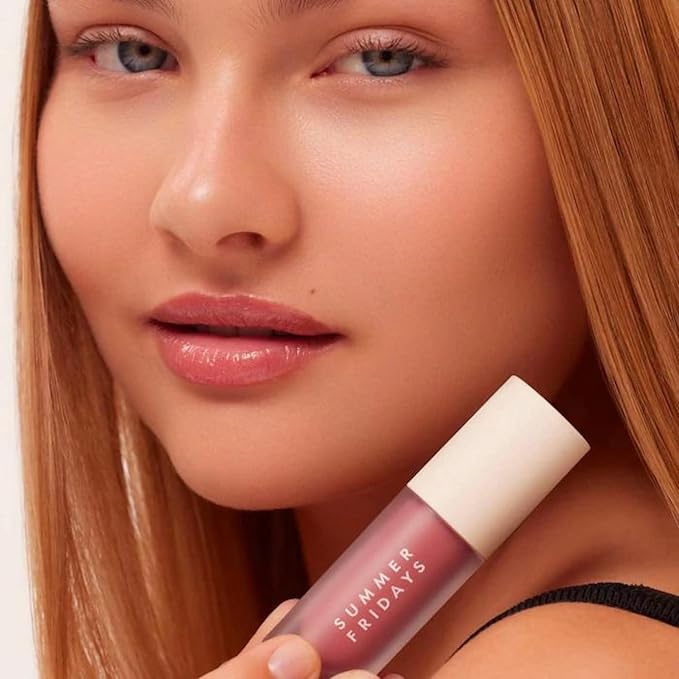 Summer Fridays Dream Lip Oil - Hydrating Tinted Lip Gloss Oil - Non-Sticky Formula with Skincare Benefits for Long-Lasting Softness + Shine - Effortless Beauty Gifts - Blush Dreams (0.15 Oz)
