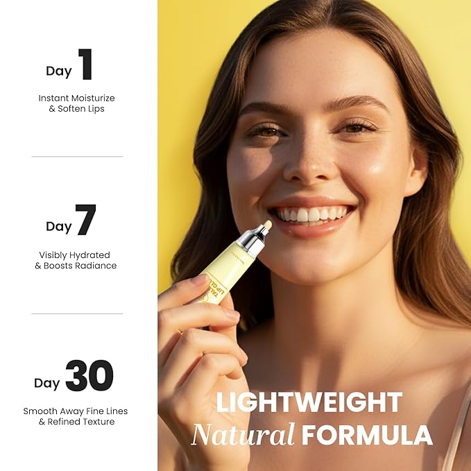 Organic Beef Tallow Lip Balm – 8H Moisturizing for Dry Lips, Glossy Shine & Soft Lips - Overnight Lip Mask & Daytime Moisturizer with Shea Butter & Vitamin E, 2 Packs (4 Tubes)