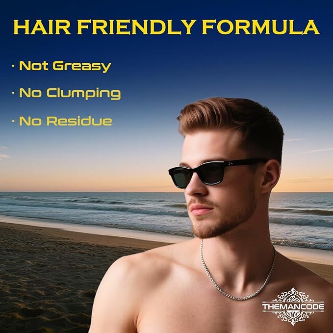 Texture Powder for Men, Lightweight Hair Styling Powder Adds Volume and Texture for a Natural Look, Best for Short to Medium Hair, Gifts for Men, 30 g