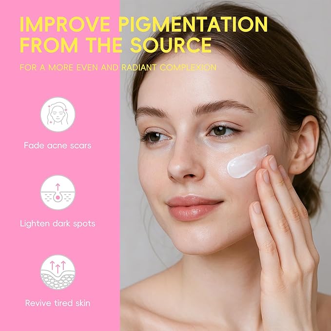 Glow Skincare Set - 5-in-1 Radiant Routine with Vitamin C & Hyaluronic Acid, Hydrating Travel-Friendly Skincare Kit for All Skin Types, Cream Serum Cleanser Eye Cream Toner