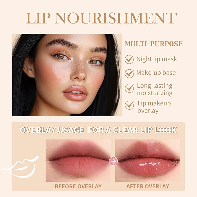 Summer Special Lip Butter Balm - Ultra-Hydrating, Nourishing Lip Care with Natural Ingredients, Shea Butter & Olive Butter, Soothes & Softens Dry Lips (#3 lced Coffee)