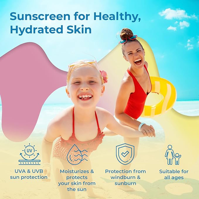 IceCream Sunscreen Tropical 6oz Pack of 1 - SPF 30 Face & Body Lotion Sunblock Moisturizer Water & Sweat-Resistant, Reef-Friendly & Cruelty-Free