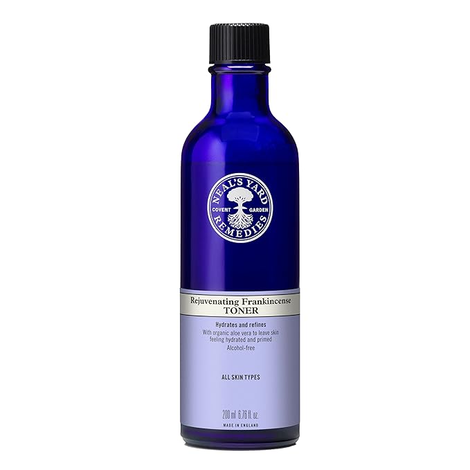 Neal's Yard Remedies Rejuvinating Frankincense Toner, Facial Toning Lotion, Hydrates, Refines & Primes, Vegan & Cruelty-Free, 200ml