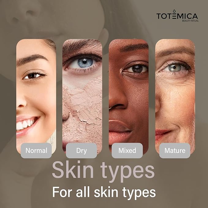 TOTEMICA Skin Care Set, 4-Step Ritual Skin Care Kit - Cleanser, Toner, Serum & Moisturizer for Dry Skin – Vegan, Cruelty-Free, Natural Ingredients for All Skin Types - Skincare with Anti-Aging