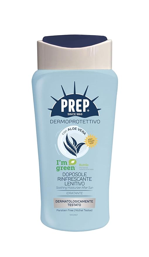 Prep Dermo Protective Soothing Moisturizer After Sun By Prep for Unisex - 6.8 Oz Sunscreen, 6.8 Oz