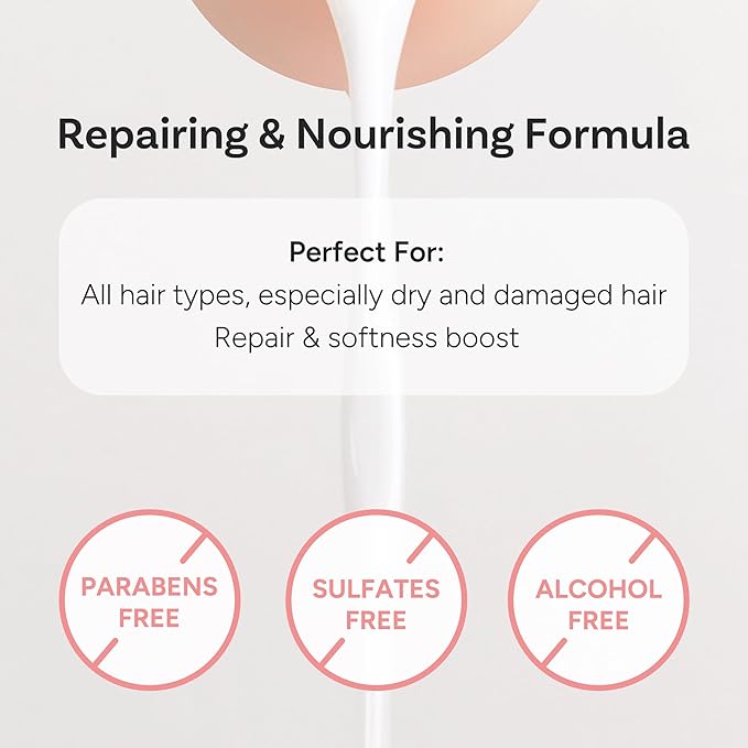 Korean Scented Hair Serum Mist – Argan Oil & Silk Protein Ampoule for Nourishing, Frizz Control, Damaged Repair & Glass Hair Shine – White Floral Musk, 100ml / 3.38 fl oz