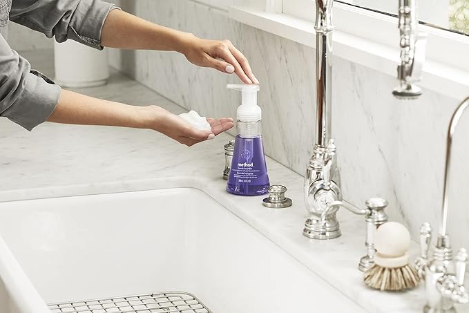 Method Foaming Hand Soap,Pink Grapefruit,10 Fl Oz,Biodegradable Formula,(Pack of 6)