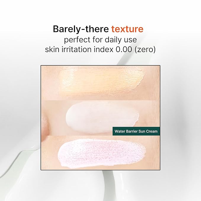P.CALM Water Barrier Moisturizing Sun Cream Matte-Finish No White Cast SPF 50+ PA++++ Vegan Calming Moisture Daily Sunscreen for Dry Oily Sensitive Skin Korean Skincare