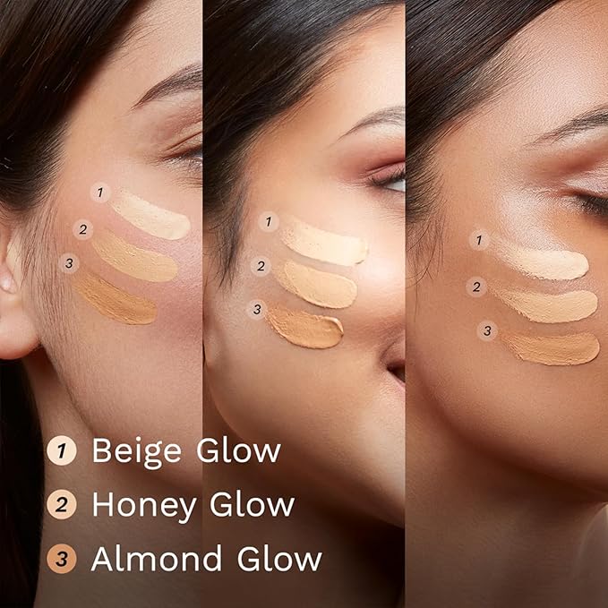 Pilgrim Honey Glow BB Cream SPF 50 PA++++ with Vitamin C | Medium Skin Tone | Lightweight Matte Finish Makeup with Sheer Coverage & Smooth Look | 1.01 Fl Oz (30ml)
