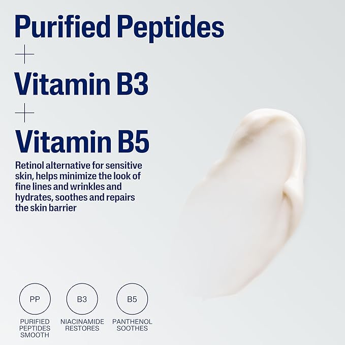 Cetaphil Healthy Renew Moisturizing Day Cream 1.7 Oz, Daily Moisturizer with SPF 30, Skin Tightening Anti Wrinkle Cream for Face with Peptides, Fragrance Free, Retinol Alternative For Sensitive Skin