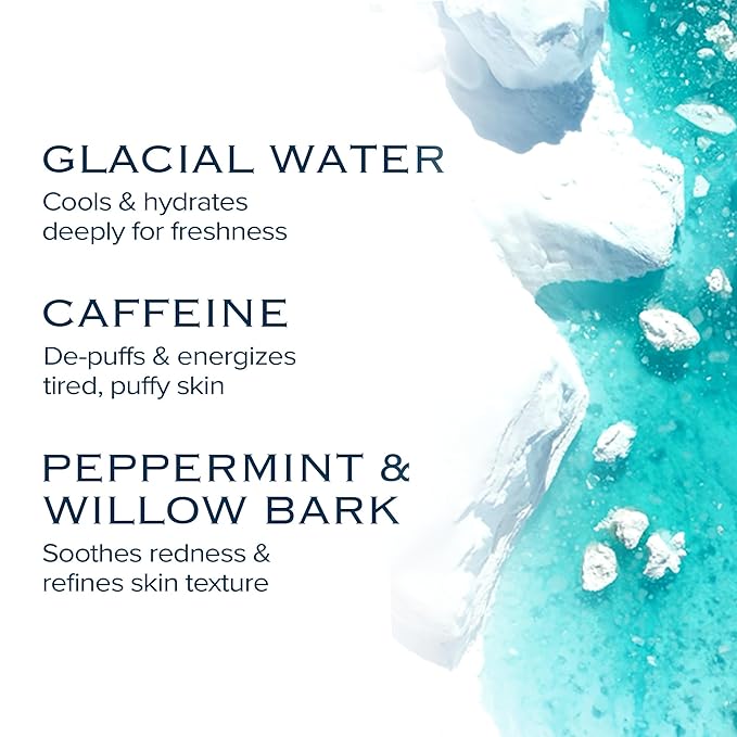 3-Step Glacial Glow Bundle | Ice Sorbet Toner Pads + Very Berry Pore Deep Cleansing Foam + Volume Up Time Block Serum | Puffiness Care, Pore Cleansing & Wrinkle Plumping Skincare Set