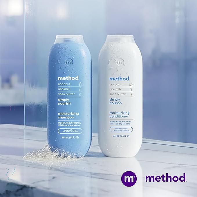 Method Moisturizing Conditioner, Simply Nourish - Revitalizes Dry Hair, Safe for Color-Treated Hair - Sulfate Free and Cruelty Free - 13.5 oz
