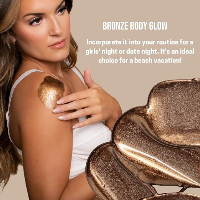 Pearlescent Body Glow After Tan Lotion – Vegan, Cruelty-Free | Restores & Calms Skin After Self-Tanning | Adds Pearlescent Shine | Dermatologically Tested After Tan Moisturizer | 8 fl.oz