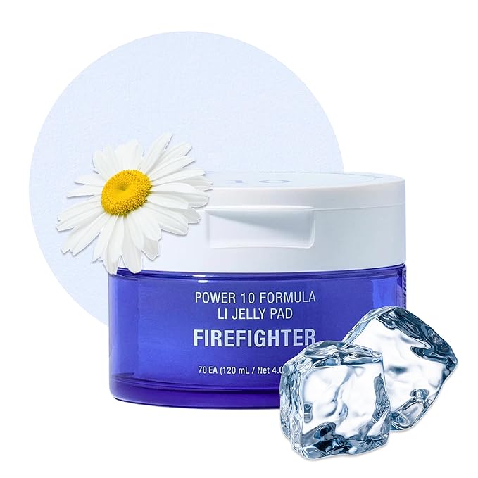 It’S SKIN LI Calming Jelly Pad with Licorice Root Extract, Azulene and Chamomile Extract - Moisturizing and Soothing Facial Toner Pads for All Skin Type, 70 Sheet (4.05 fl.oz.)
