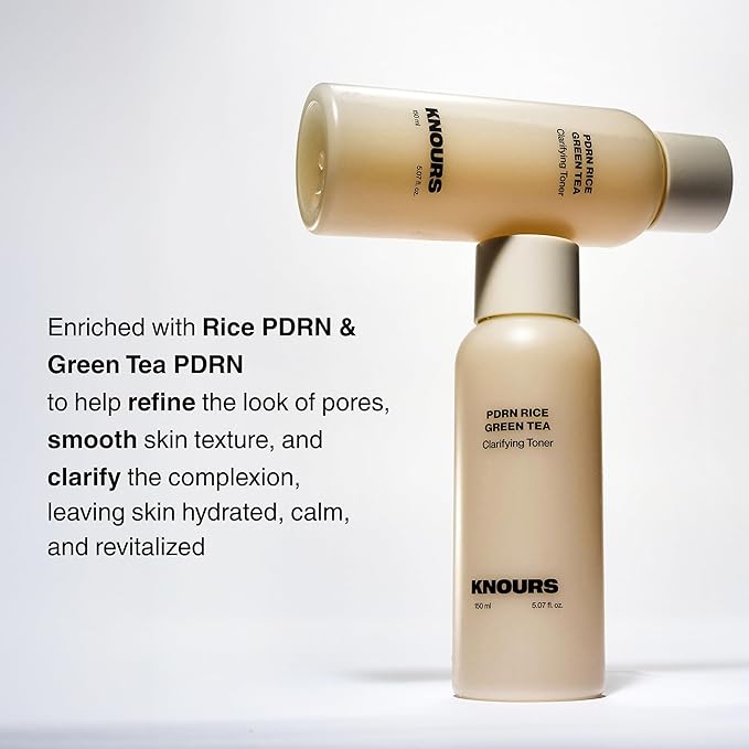 PDRN Rice & Green Tea Clarifying Toner with Rice PDRN, Green Tea PDRN & Niacinamide for Smooth, Hydrated, Refreshed Skin 150ml