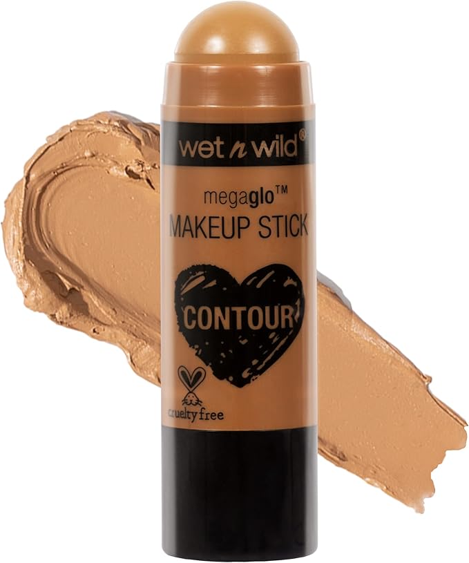 Wet n Wild MegaGlo Makeup Stick Conceal and Contour Brown Oak's On You, 1.1 Ounce, 804a & Makeup Stick Conceal and Contour Blush Pink Floral Majority, 3.5 Ounce & Makeup Stick Conceal and Contour