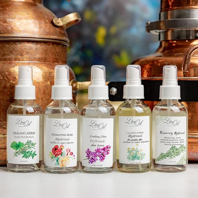 Rosemary Hydrosol — Natural Facial Mist & Skin Toner | Refreshing Botanical Water | for Oily & Combination Skin | 4 fl oz / 120 ml